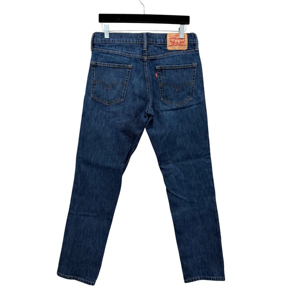 Levi Strauss Co 511 Slim Fit Jeans Dark Wash Blue Denim Mens W32 L32 - Picture 4 of 9